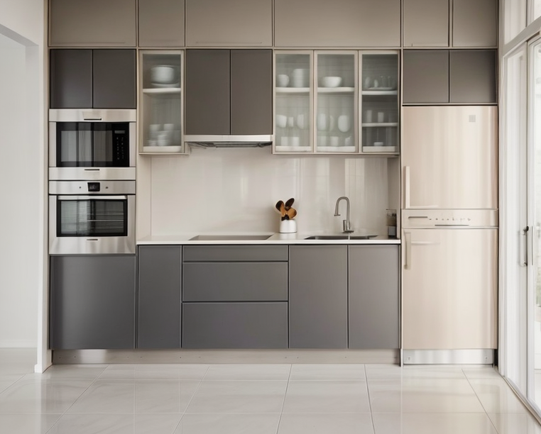 cocina gris